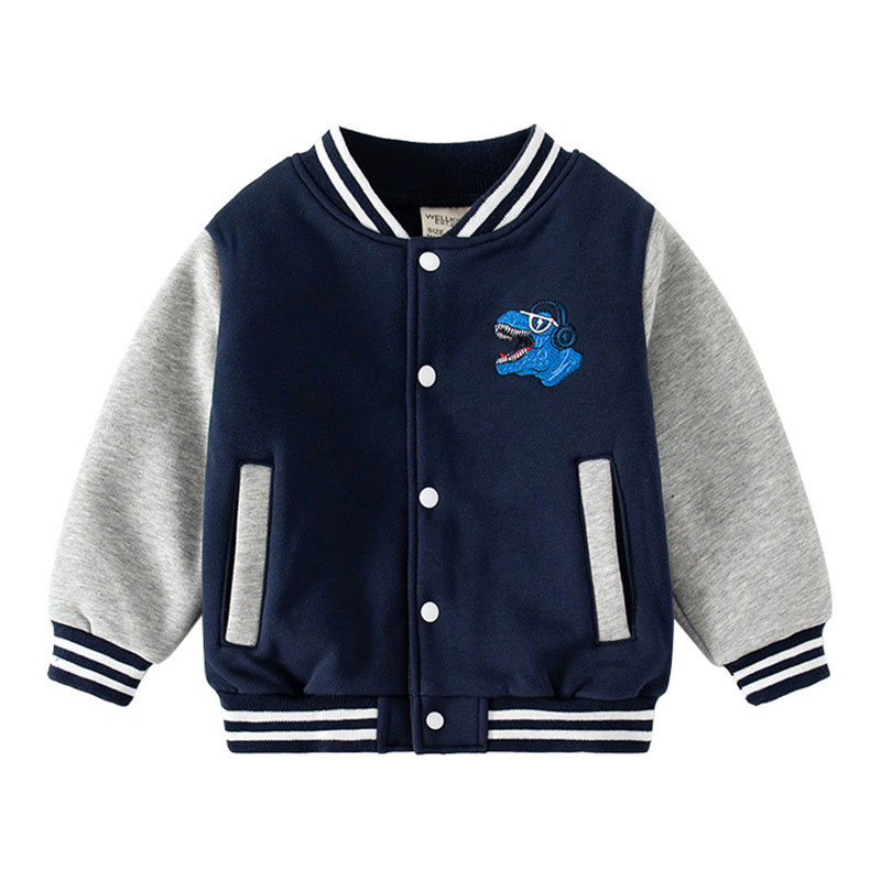 Running Gear Kids - 2025 秋冬ベビーボーイズアクティブ子供フルスリーブ V ネックスポーツアウターコート子供野球プラスベレットジャケット 2-6 年
