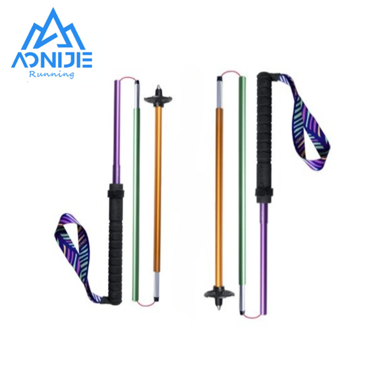 Trekking Pole Carbon - AONIJIE E4201 新型 E4204 軽量折りたたみ式クイックロックトレッキングポール ハイキング