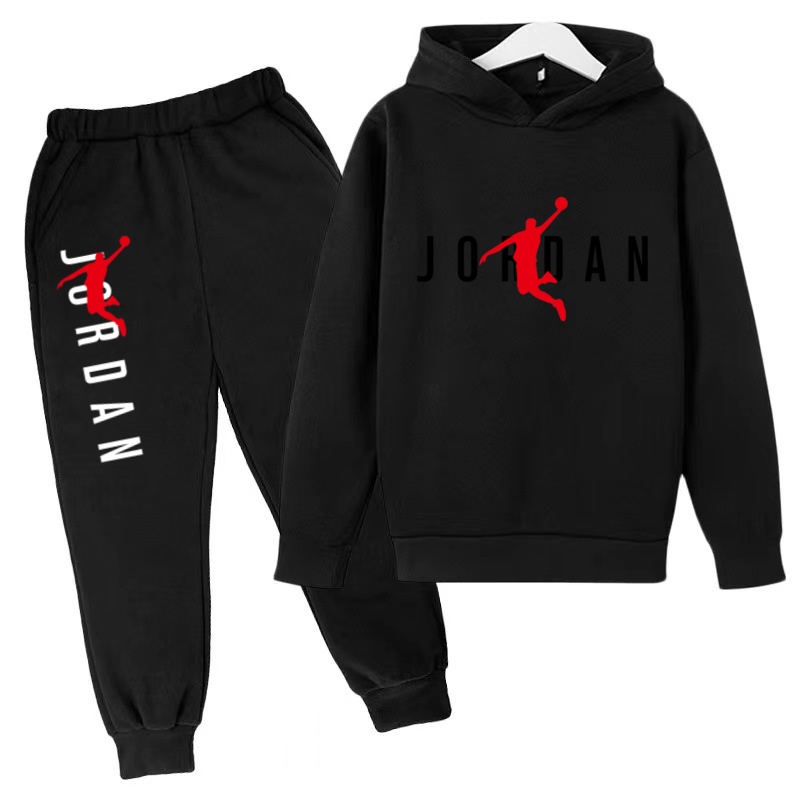 Running Gear Kids - 子供用パーカー、フィットネスウェア、ランニングウェア、スウェットシャツ＋パンツ、男の子・女の子、幼児用、3歳～12歳、普段使い、カジュアル、スポーツファッション、セットアップ