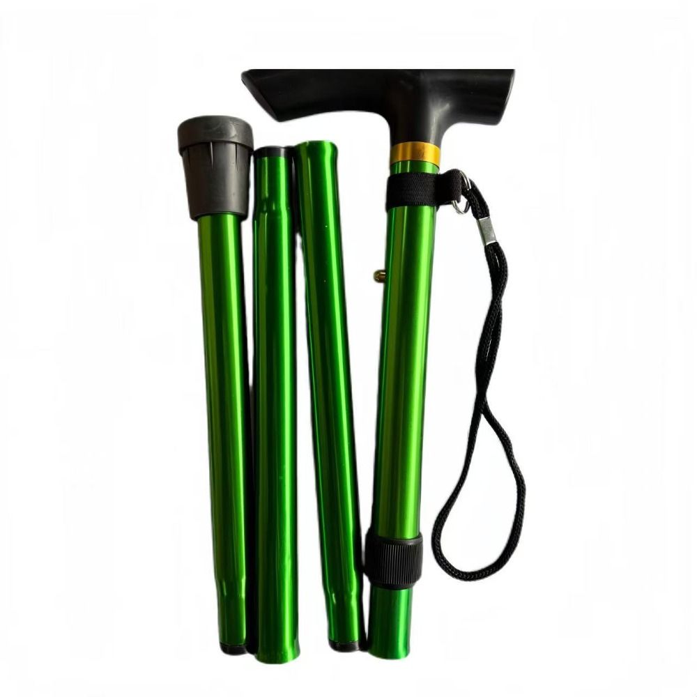 Trekking Pole Carbon - 軽量伸縮式トレッキングスティック強化5段折りたたみ式松葉杖調整可能ポータブル折りたたみ杖大人高齢者向け