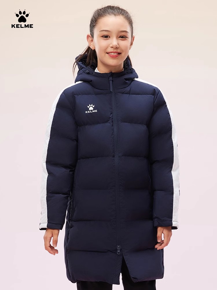 KELME キッドウィンタージャケットロングソリッドスポーツ - Running Gear Kids のレビューと価格