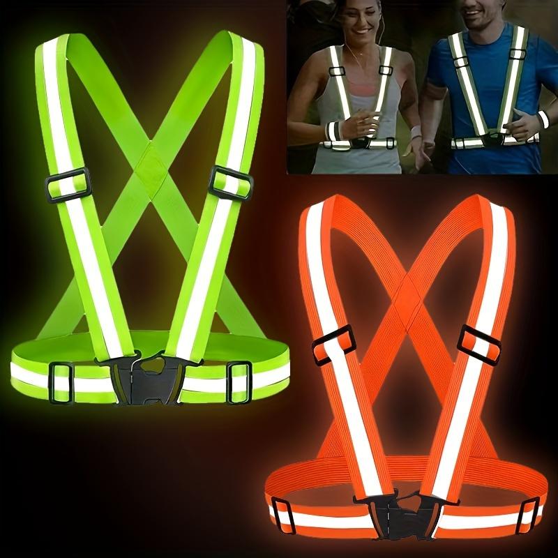 反射素材を使用した安全ベスト。夜間のサイクリング、ランニング - Running Visibility Gear のレビューと価格
