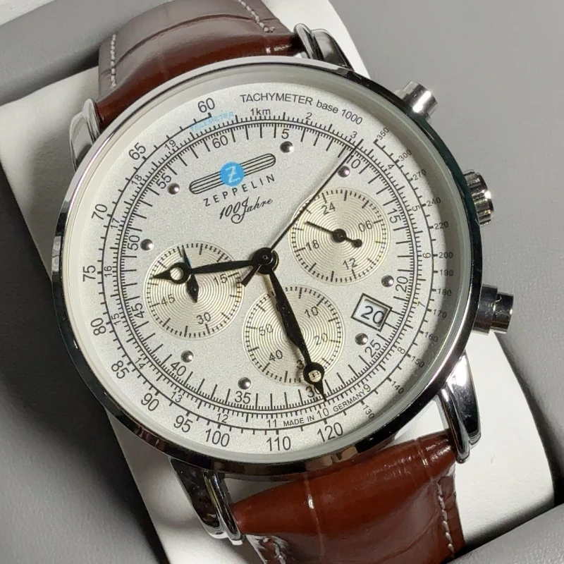 ファッション高級メンズ腕時計ツェッペリン三針秒針多機能タイミ - Running Watch のレビューと価格