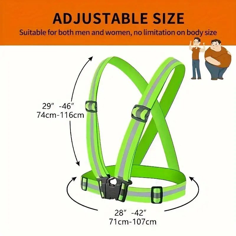 反射ベストランニングギア、夜間サイクリング、ハイキング、ジョ - Running Visibility Gear のレビューと価格