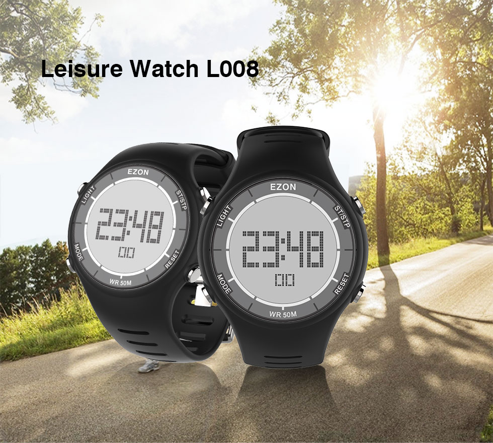 EZON 新ファッション女性デジタルスポーツウォッチ屋外ラン - Running Watch のレビューと価格