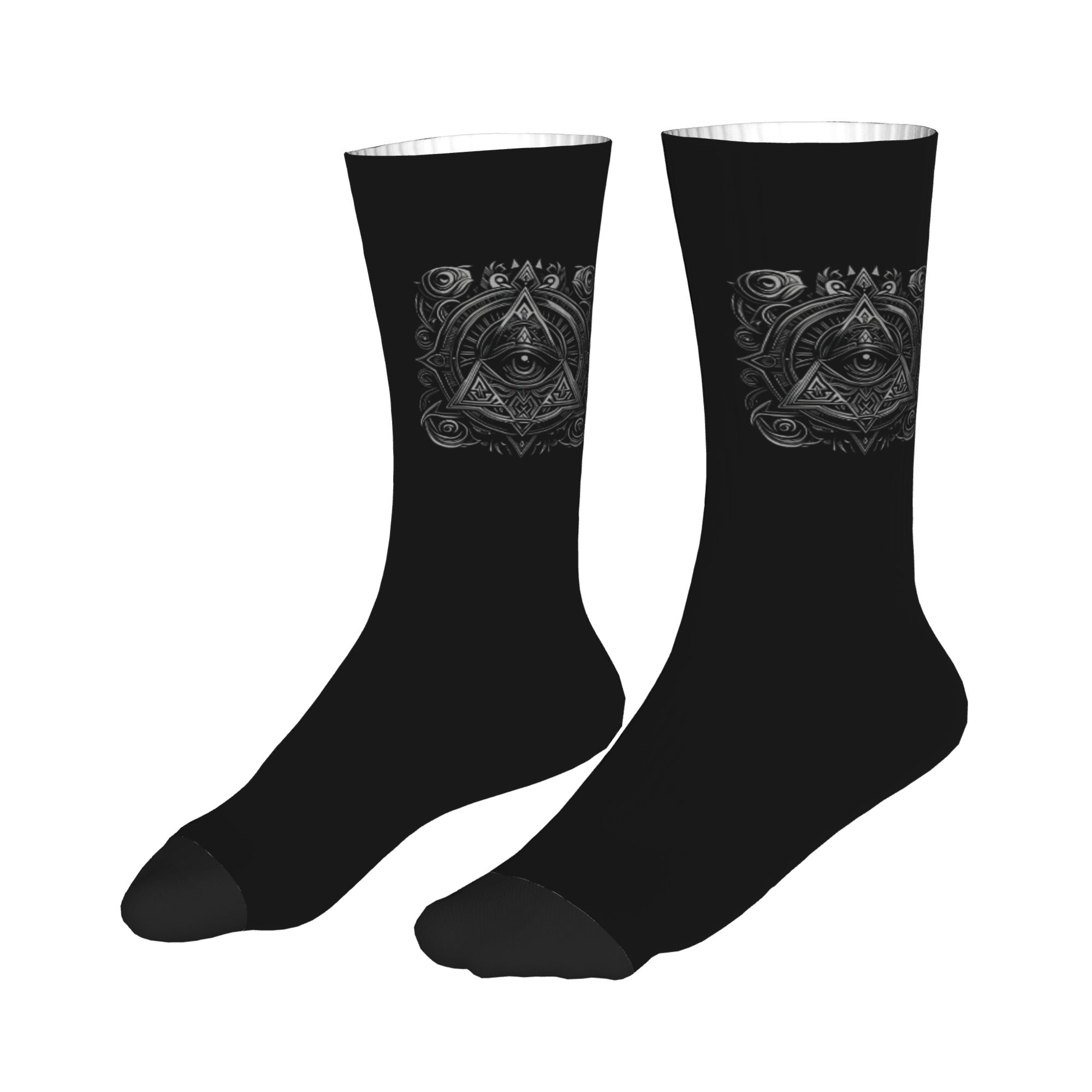ファッションオールシーキングアイオブザイルミナティソックス男 - Sports Socks のレビューと価格