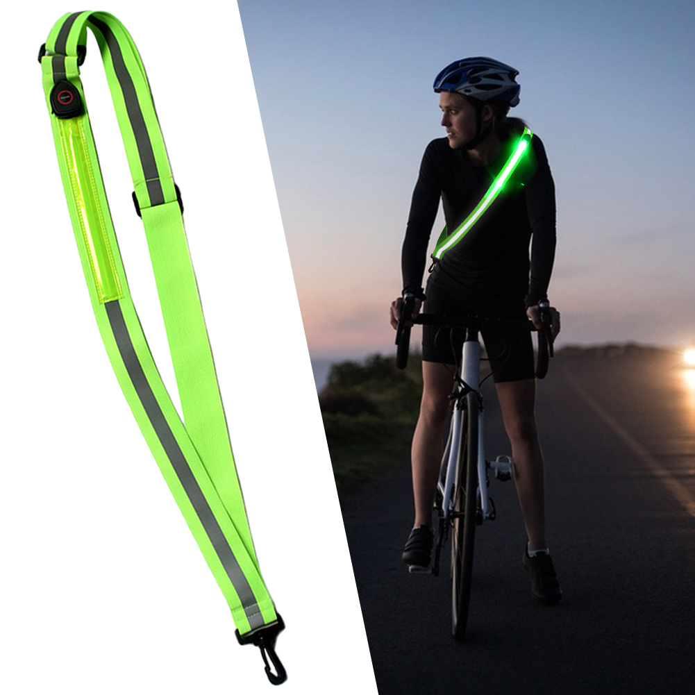 USB充電式、反射素材を使用したサイクリング・ランニング用具 - Running Visibility Gear のレビューと価格