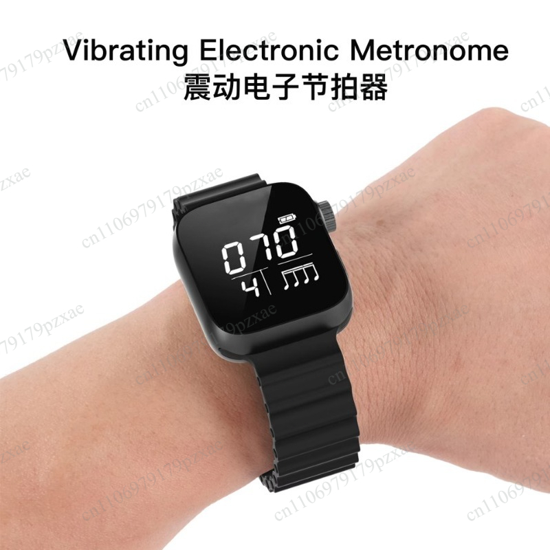 振動機能付きメトロノームウォッチ。ランニング、ピアノ、音楽演 - Running Watch のレビューと価格
