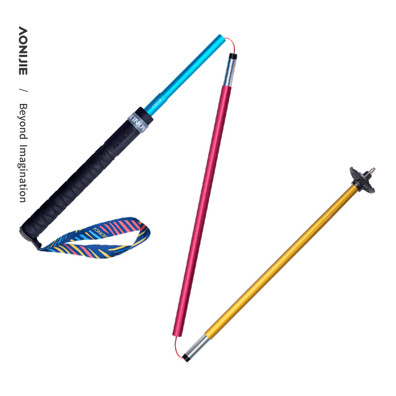 AONIJIE製 新型折りたたみ式アウトドアクイックロックハ - Trekking Pole Carbon のレビューと価格