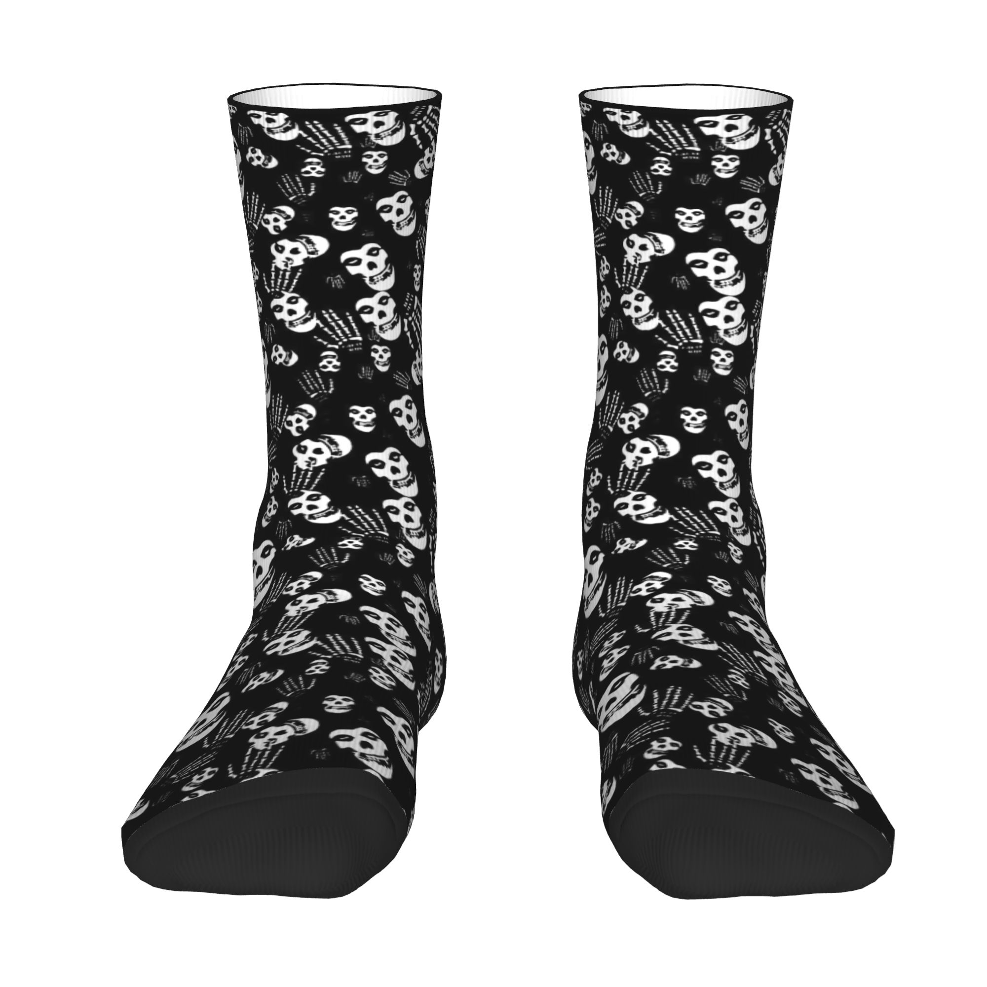 カスタムファッション ロック パンク バンド ミスフィッツ  - Sports Socks のレビューと価格