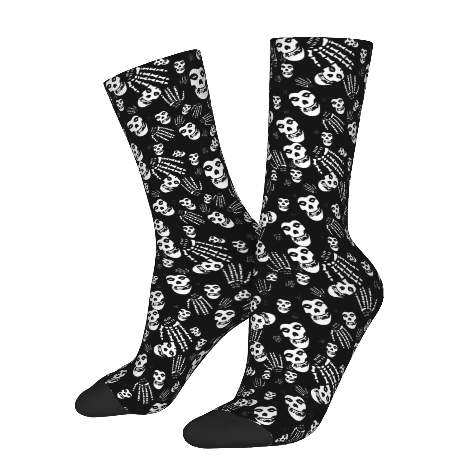 カスタムファッション ロック パンク バンド ミスフィッツ  - Sports Socks のレビューと価格