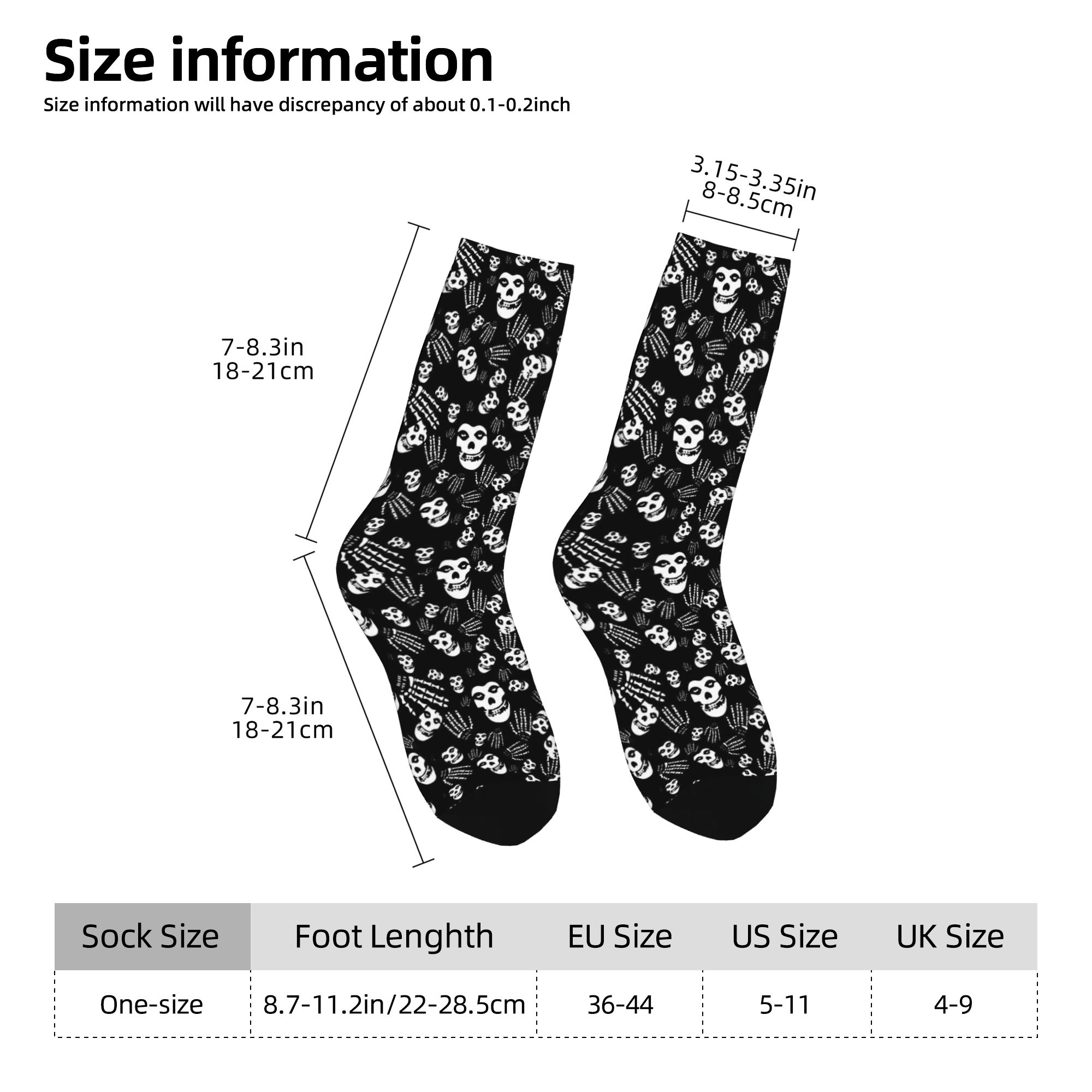カスタムファッション ロック パンク バンド ミスフィッツ  - Sports Socks のレビューと価格