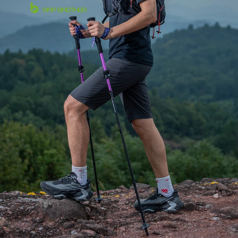 マップブラザー-軽量折りたたみ式トレッキングポール、折りたた - Trekking Pole Carbon のレビューと価格