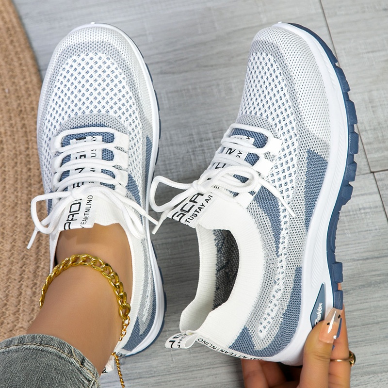 女性の靴ファッションカジュアルメッシュスニーカーアウトドアス - Running Shoes Women のレビューと価格