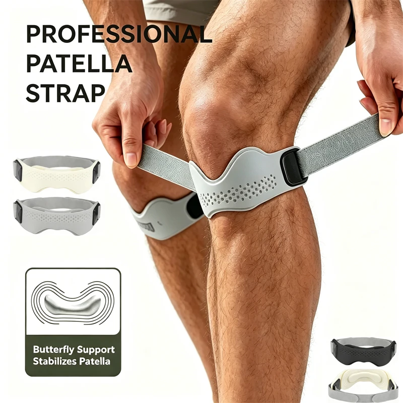1/2個入り シリコン製膝蓋腱サポートストラップ。男性・女性 - Running Belt のレビューと価格