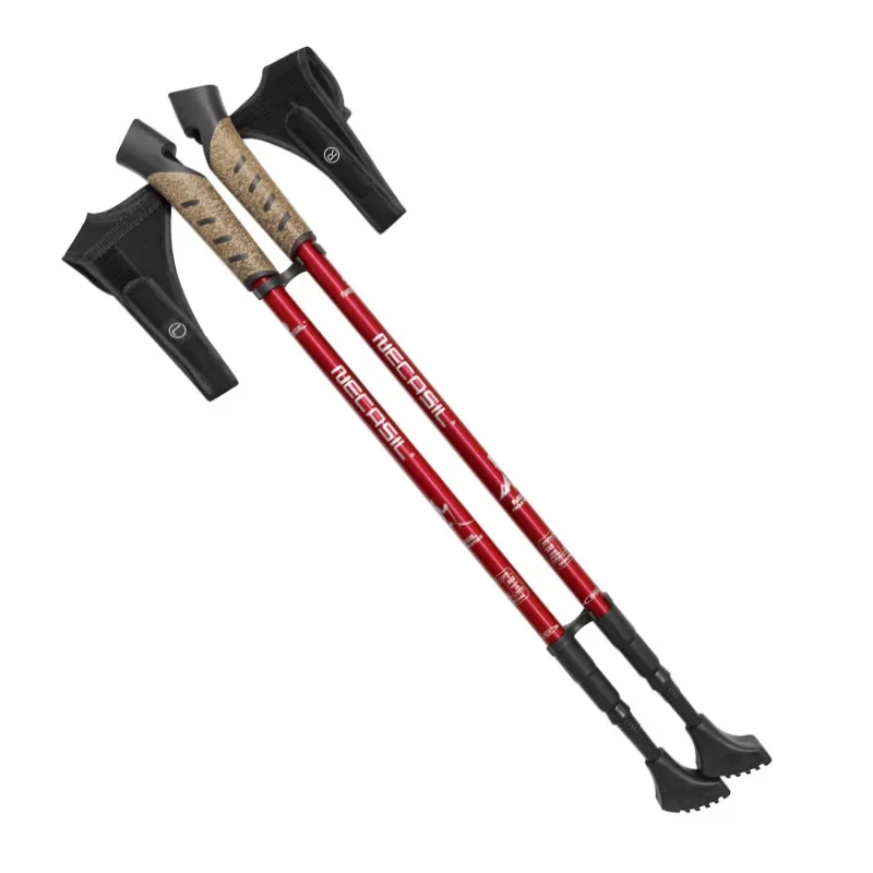 2本セット 伸縮式トレッキングポール アルミニウム合金製 ノ - Trekking Pole Carbon のレビューと価格