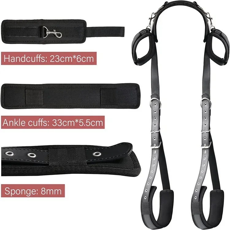 BDSMセックス用手錠、拘束具、脚を開くための足首カフ、SM - Ankle Brace のレビューと価格