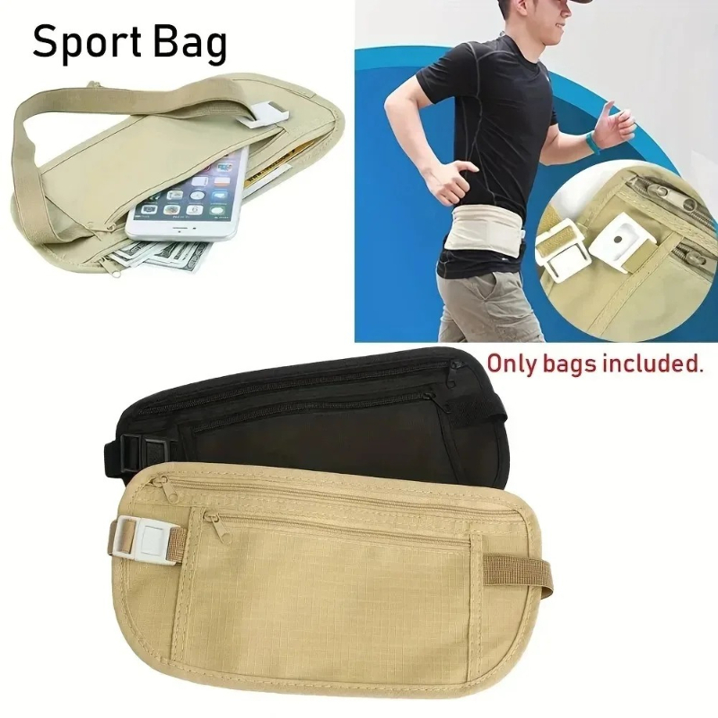 多機能超薄型スポーツウエストパック、盗難防止、目に見えないラ - Running Belt のレビューと価格