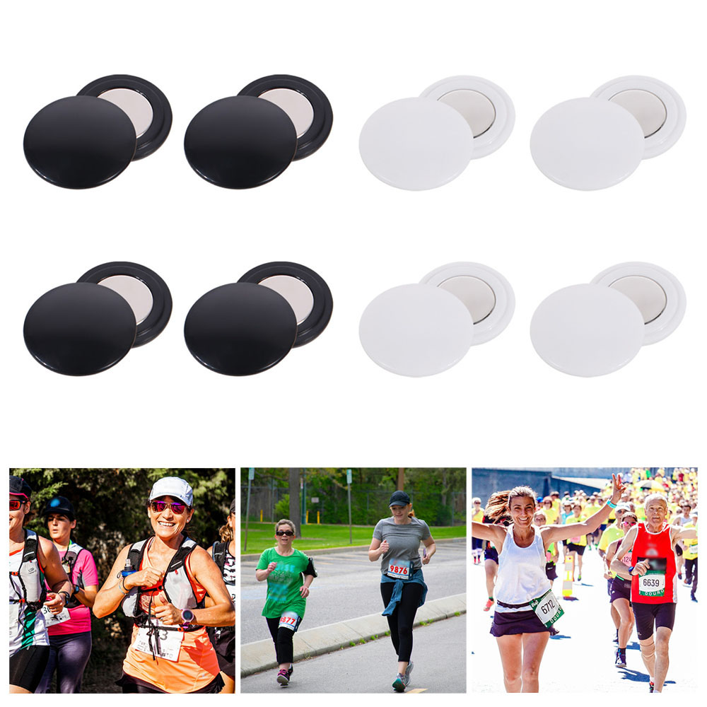 磁石式のレース用ビブホルダー、ベルトに取り付けられる布製バッ - Race Bib のレビューと価格