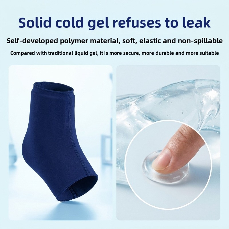 凹凸構造のソリッド冷感ジェルアンクルサポーター。温冷両用、繰 - Ankle Brace のレビューと価格