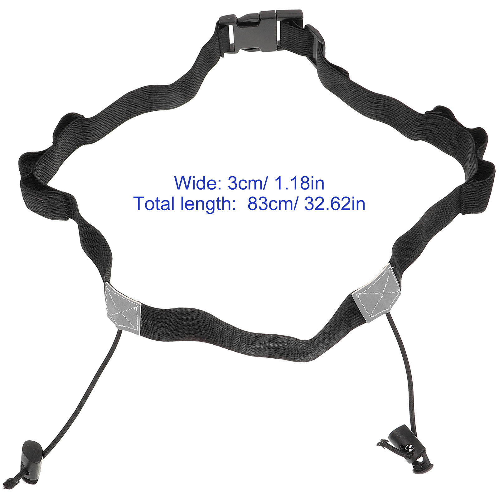 2個入り、反射素材を使用した調整可能なランニング用ビブホルダ - Race Bib のレビューと価格
