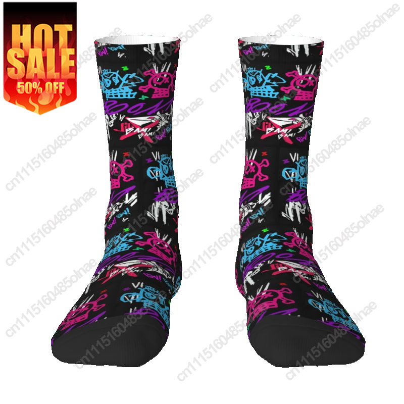 かわいいブーム、縁起の悪い猿のデザイン、レディースソックス、 - Sports Socks のレビューと価格