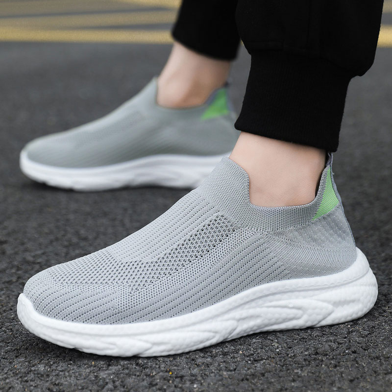 メンズ用、大きめのサイズ、厚底、カジュアル、ワンペダル式、伸 - Running Shoes Men のレビューと価格