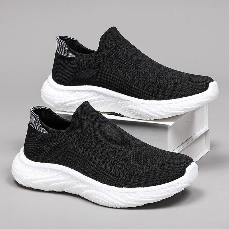 メンズ用、大きめのサイズ、厚底、カジュアル、ワンペダル式、伸 - Running Shoes Men のレビューと価格