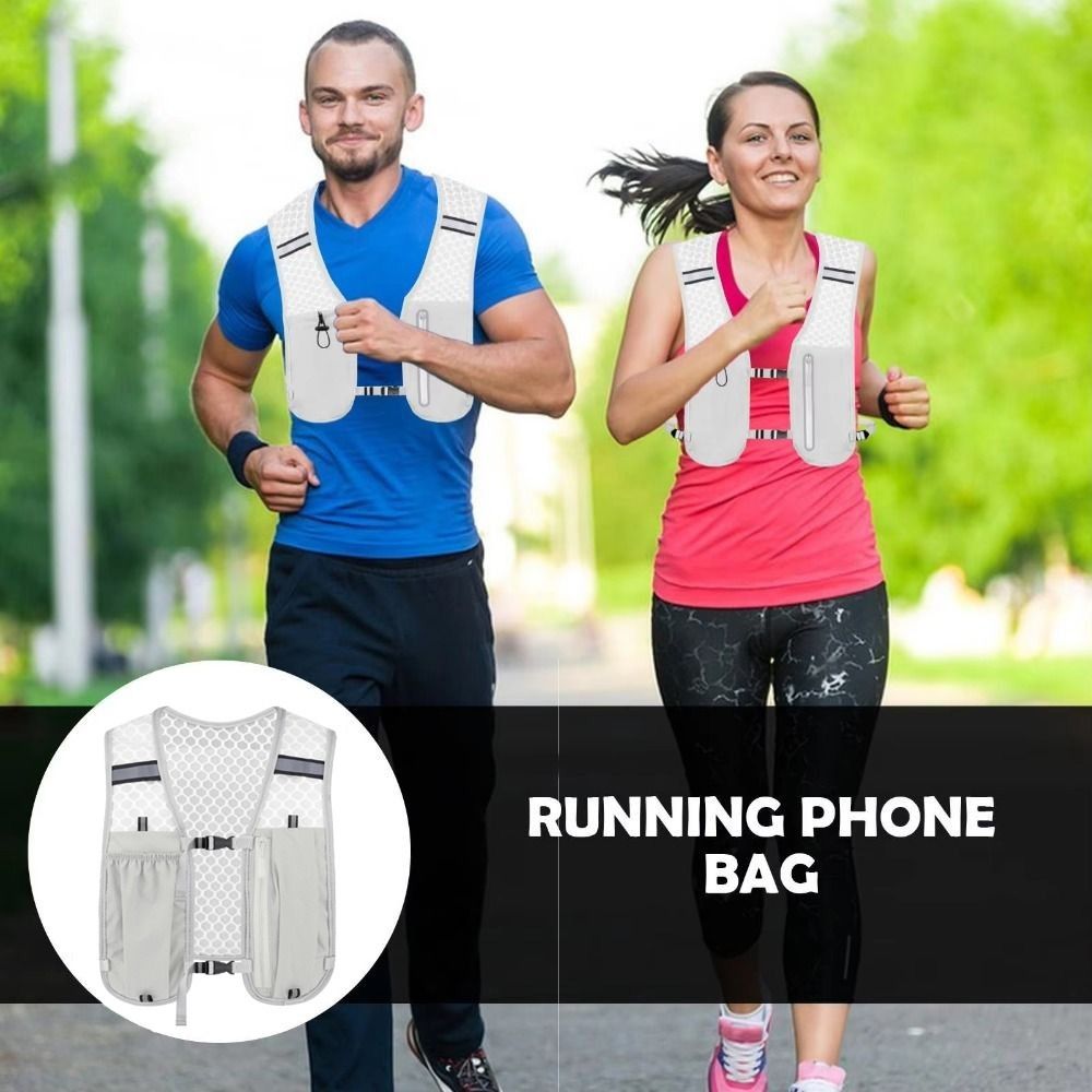 防水反射ランニングベストパック調節可能な多機能ランニングハイ - Hydration Vest のレビューと価格