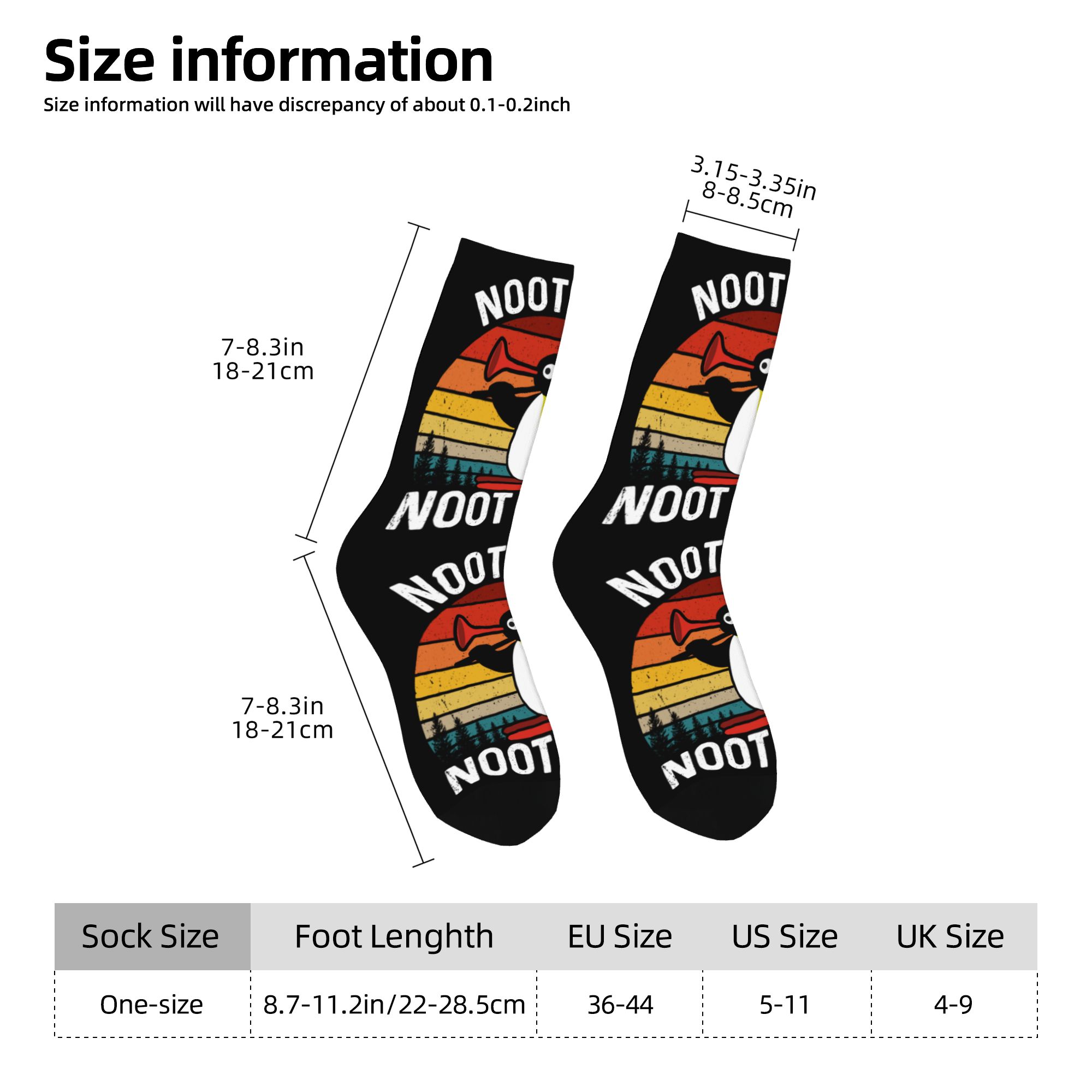 カスタムクールで面白いミーム ピングー ヌート ヌート ソッ - Sports Socks のレビューと価格
