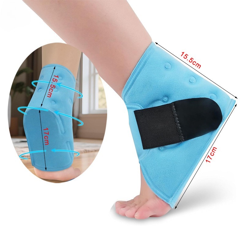 ソフトジェル足首アイスパック温冷療法ラップ再利用可能な柔軟な - Ankle Brace のレビューと価格