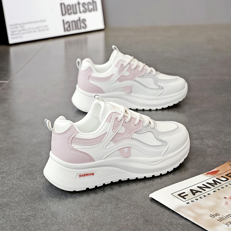 女性の春の新ファッションアウトドアカジュアルシューズ軽量快適 - Running Shoes Women のレビューと価格