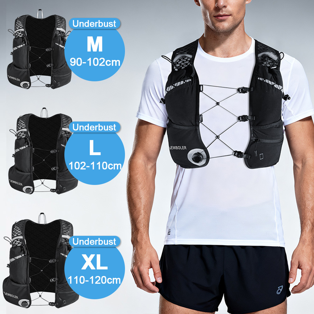 8L通気性ハイドレーションベストパック トレイルランニング  - Hydration Vest のレビューと価格
