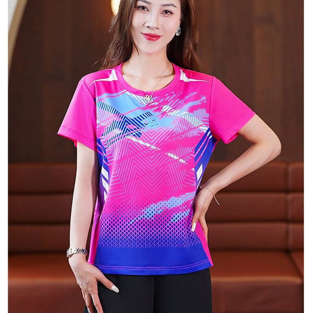 サマースポーツトップ レディースTシャツ 速乾性 通気性 ア - Running Gear Junior のレビューと価格