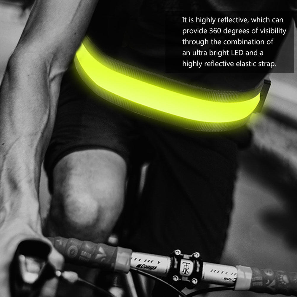 LED反射素材を使用したランニングベルト。充電式で、伸縮性の - Running Visibility Gear のレビューと価格