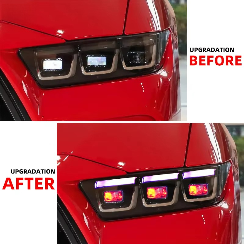 YU GUANG製 フォード・マスタング用 LED RGB  - Running Headlamp のレビューと価格